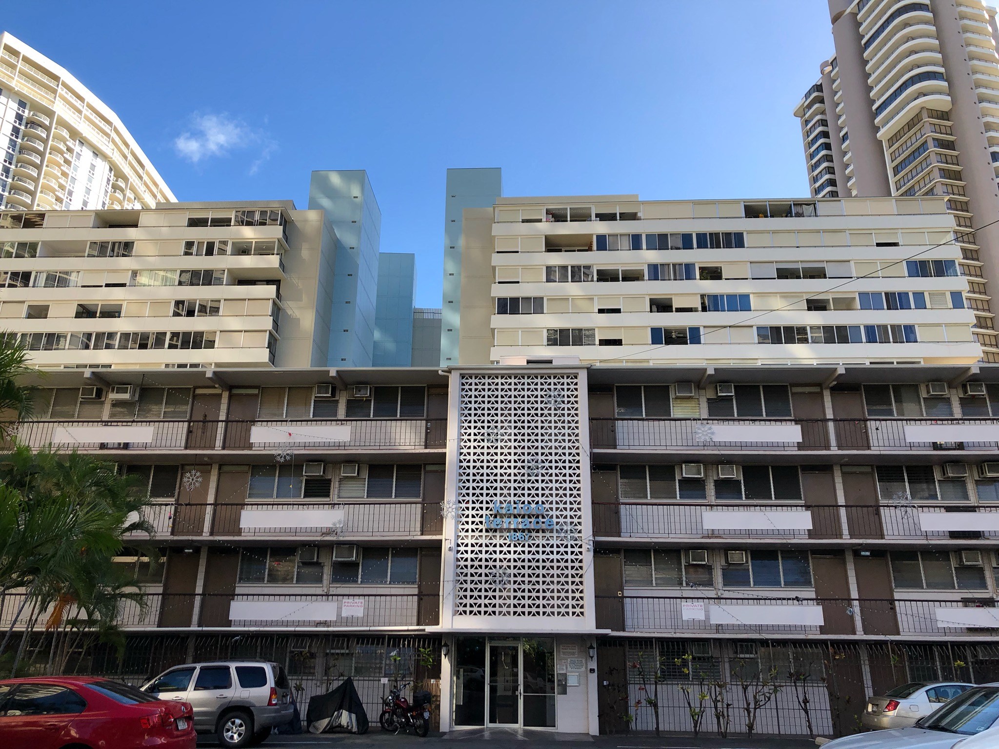 the building in which the apartment is located