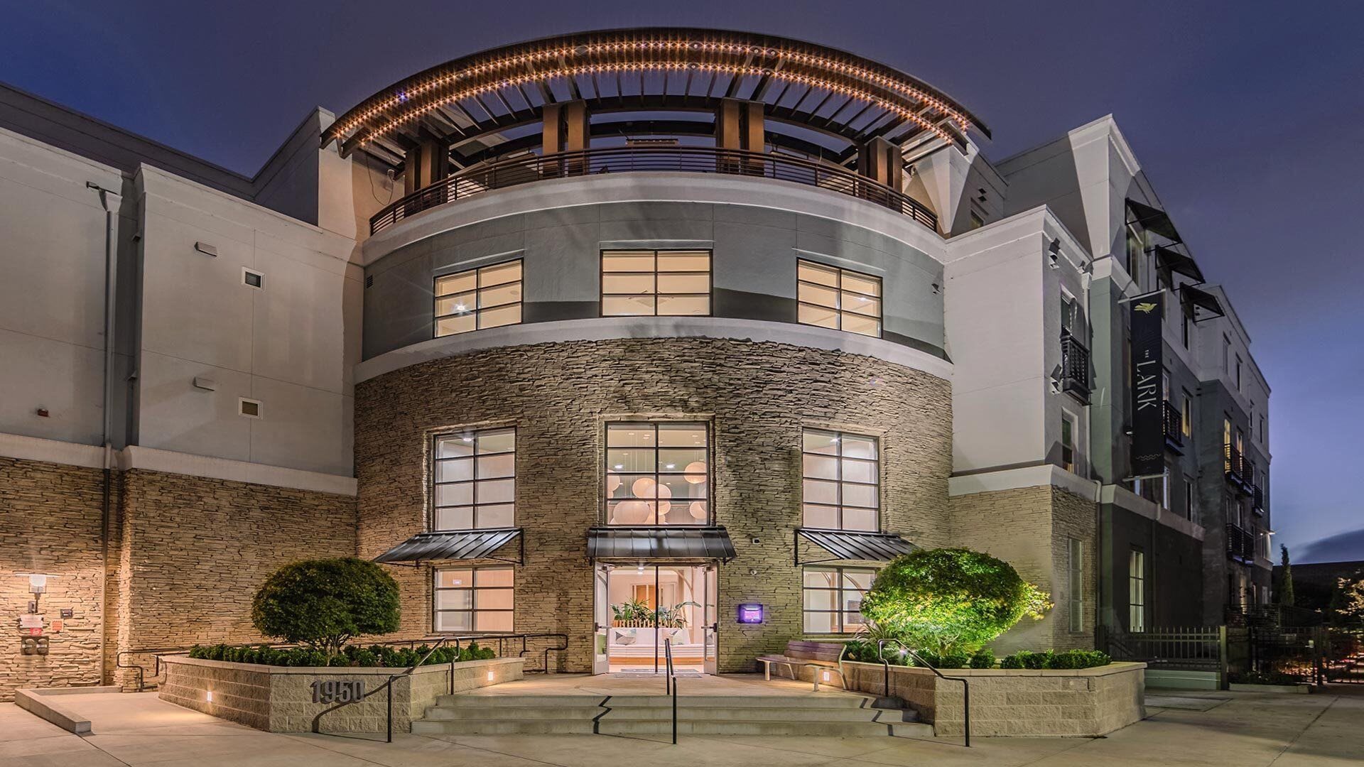 The Lark San Mateo Exterior Evening