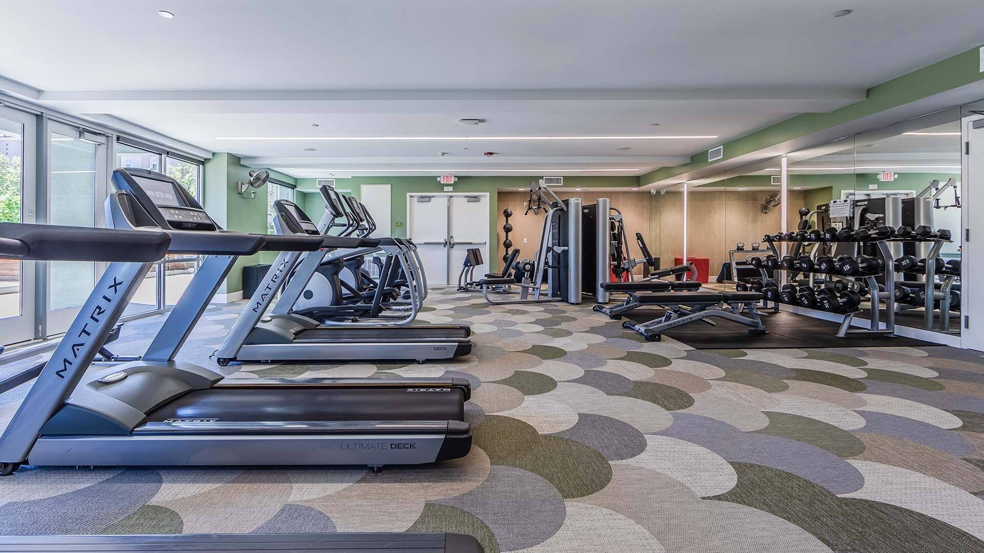 The Lark San Mateo Fitness Center Cardio and Weights