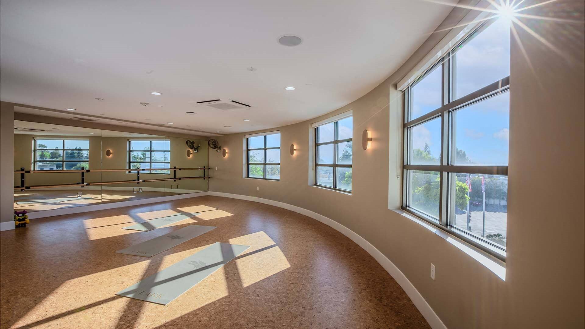 The Lark San Mateo Yoga Room