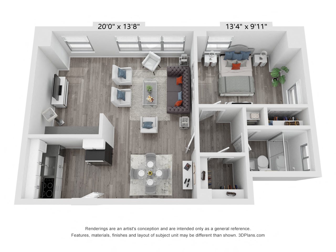 Floor Plans of Elevate 758 in Mobile, AL