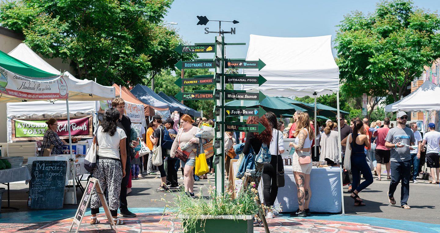 Culver City Farmers Market every Tuesday and Mar Vista Farmers Market every Sunday