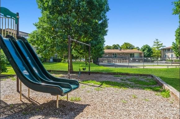Playground of  Pangea Parkwest Apartments in Indianapolis