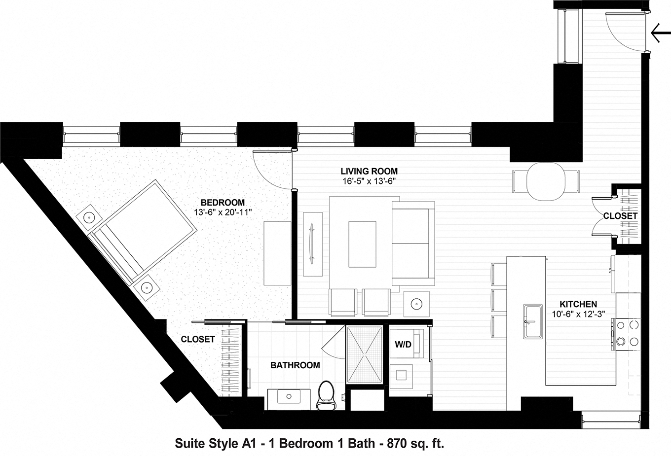 Suite A Floorplan