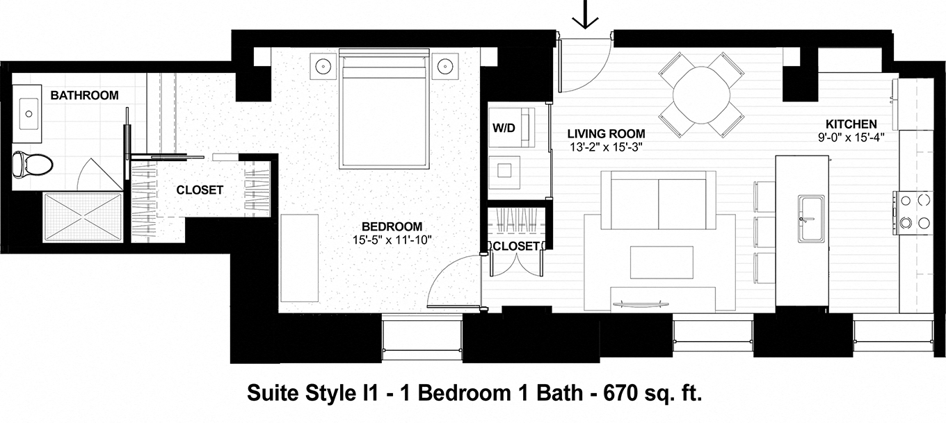 Suite A Floorplan