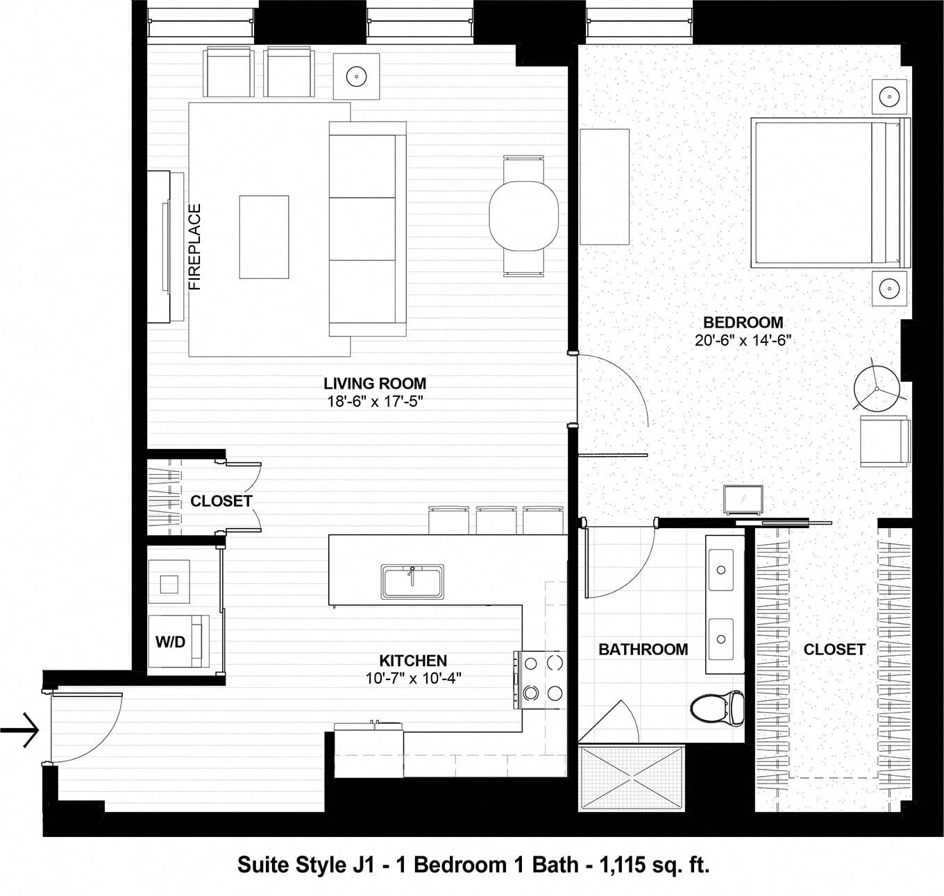 Suite A Floorplan