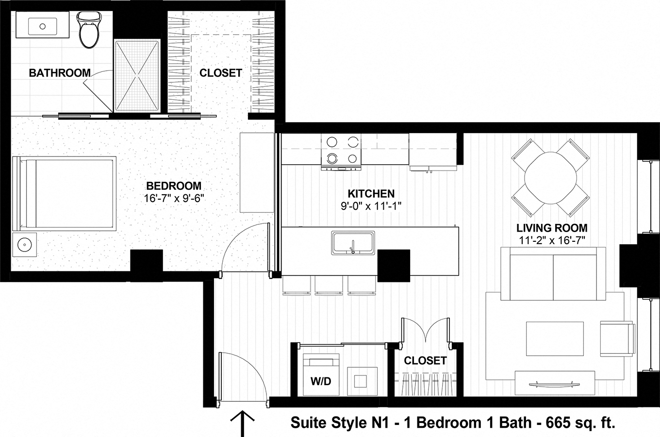 Suite A Floorplan