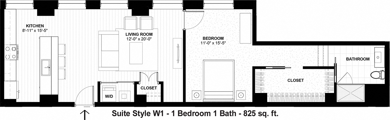 Suite A Floorplan
