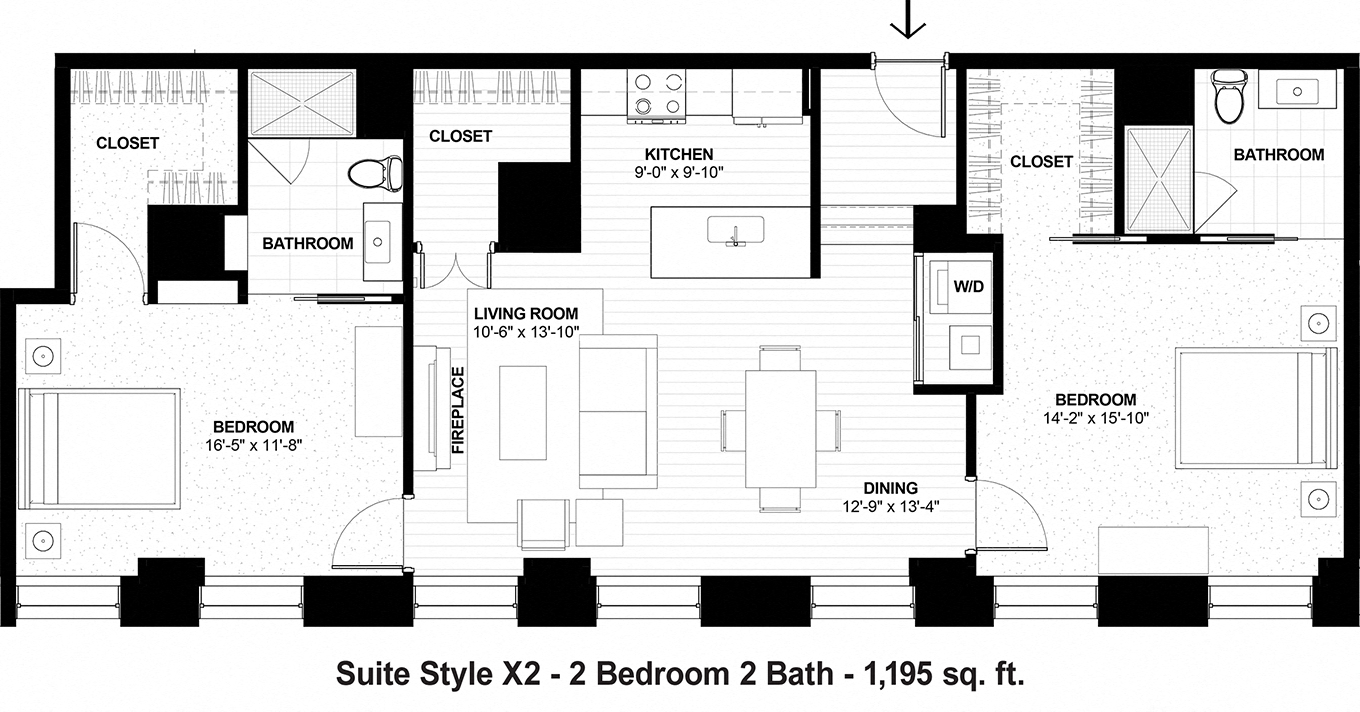 Suite A Floorplan