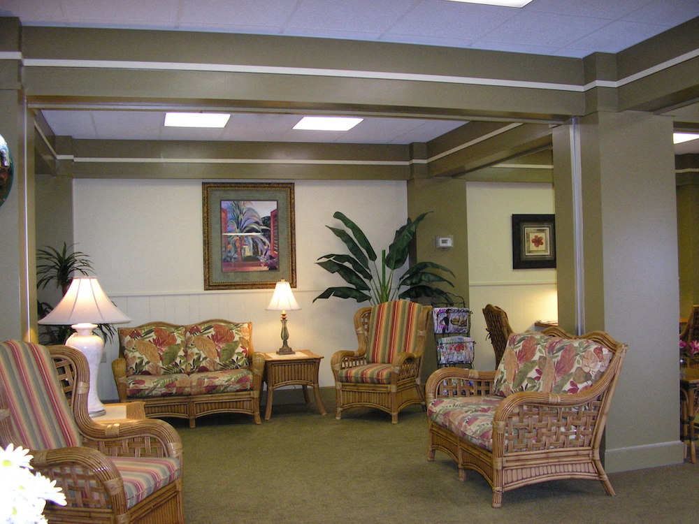 furnished lobby with comfortable seating