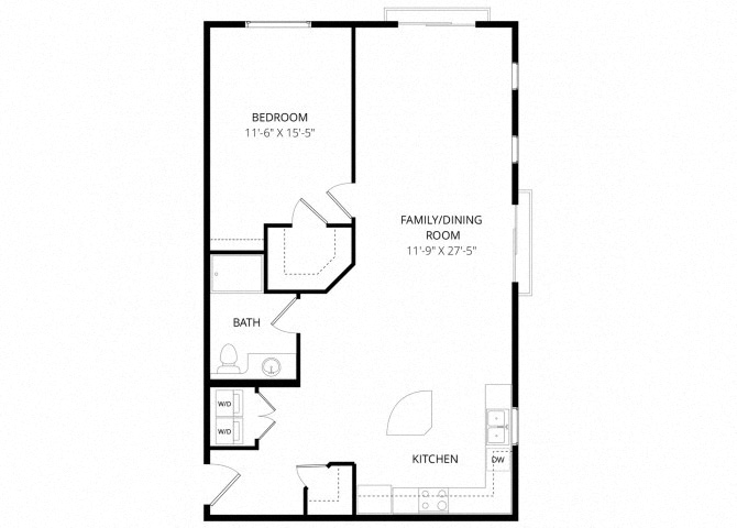 AllthatJazz_OneBedroom floor plan