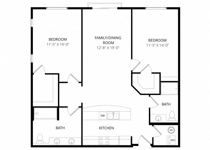 BestofEverything_TwoBedroom floor plan
