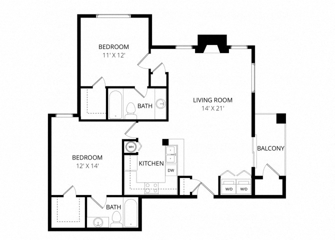 Kings Row floor plan