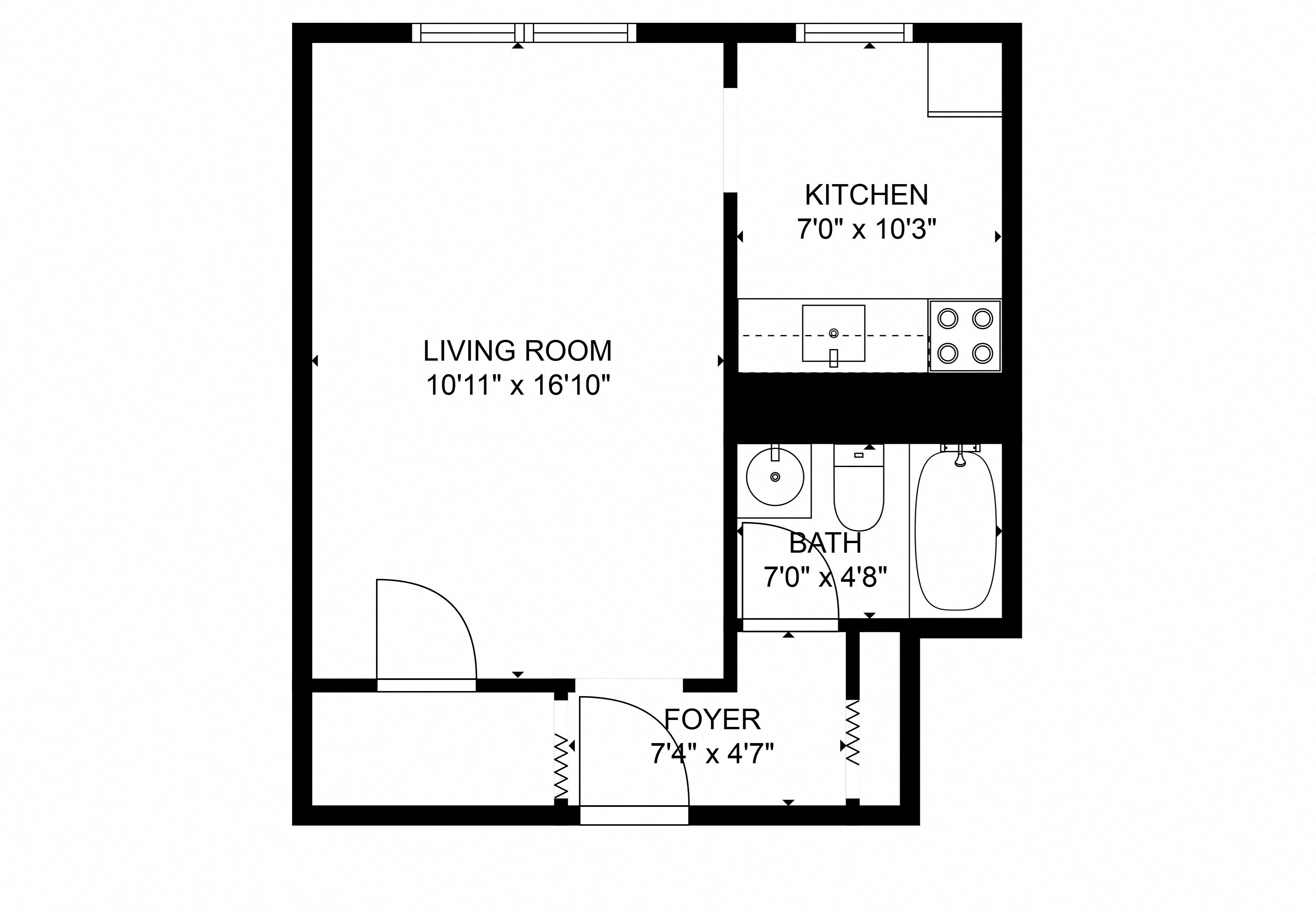 Floor Plans of Duval Arms in Philadelphia, PA