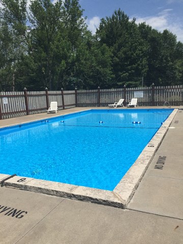 Blue Cool Swimming Pool at Emerald Court, Iowa City, IA, 52246