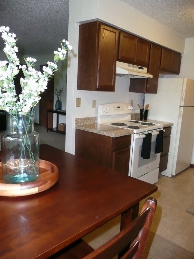 Well Equipped Eat-In Kitchen at Parkside Manor, Coralville, 52241
