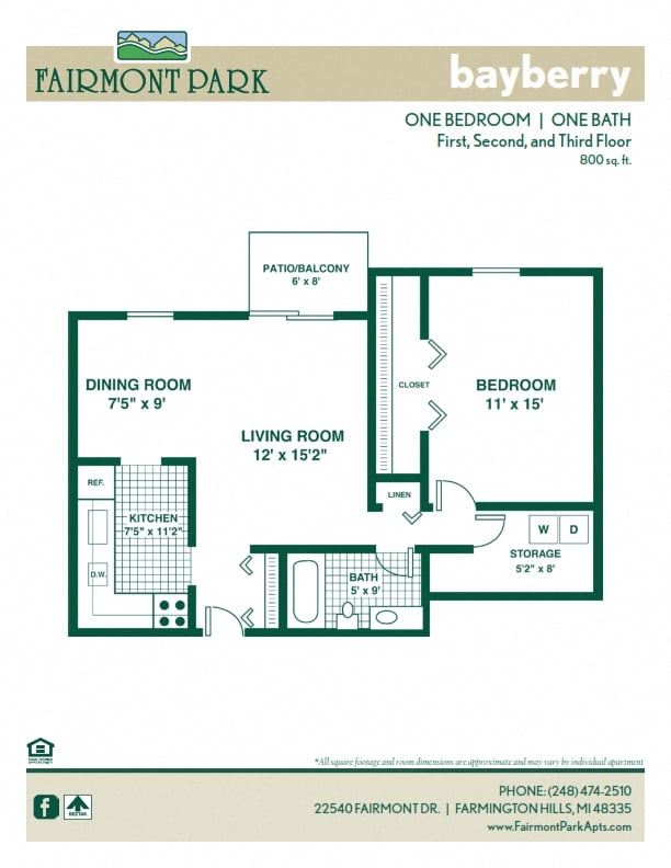 The Bayberry floor plan
