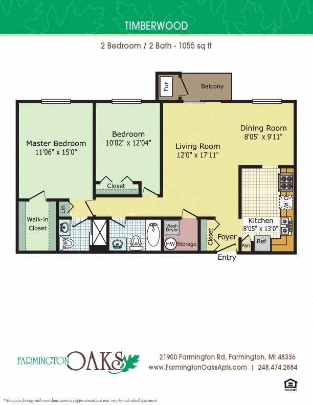 Timberwood floor plan
