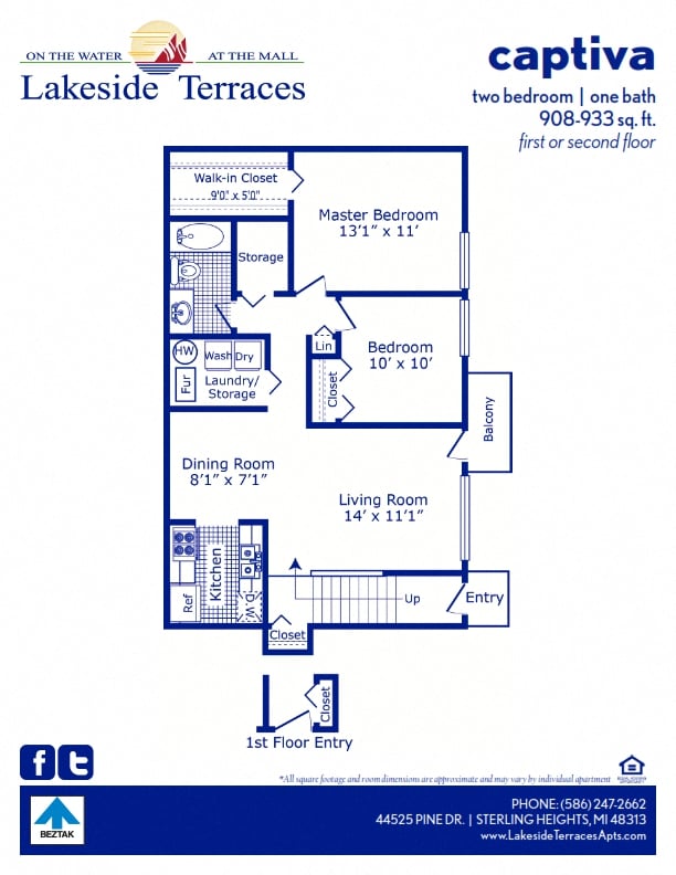 Captiva floor plan