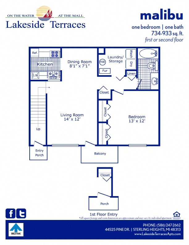 Malibu floor plan