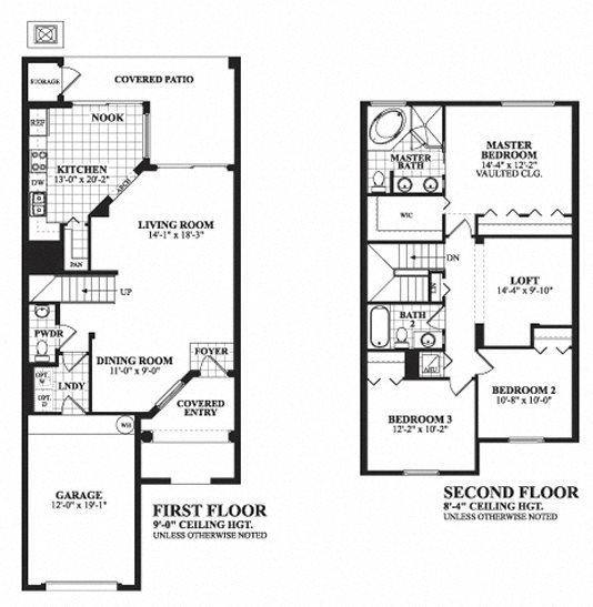 3x2.5 St. Anthony Garden Court apartments in St. Cloud FL 3 bedroom 2.5 bath