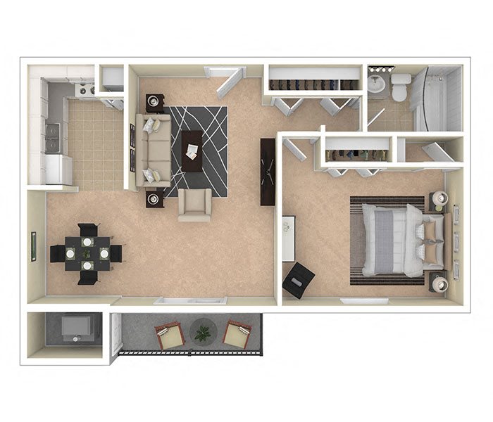 Silver Spring House Apartments 1 Bed 791 sq ft Silver Spring House Apartments 1 Bed 791 sq ft floor plan