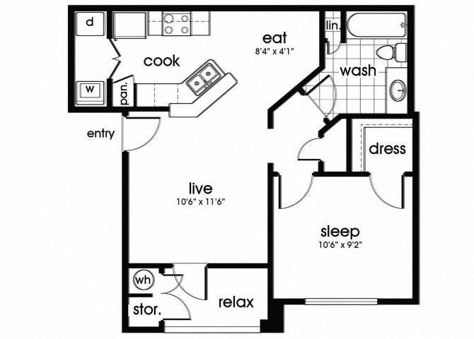 Suite A Floorplan