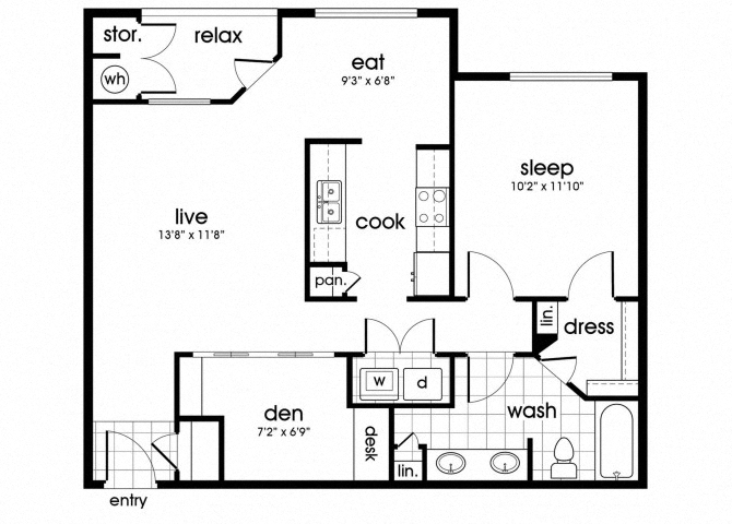 Suite A Floorplan