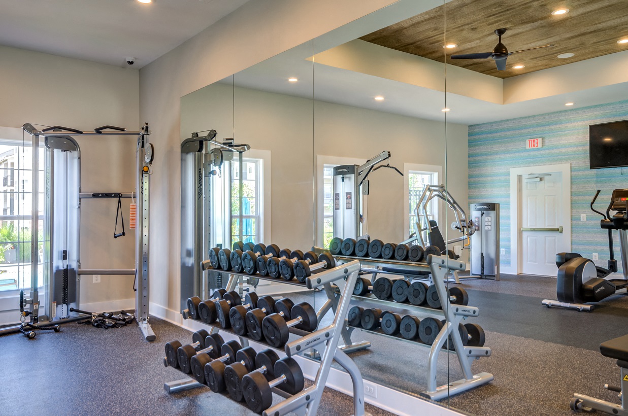Reserve at Town Center gym equipment area - Sterling, VA