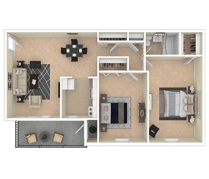 Glen Willow Apartments 2 Bedroom Glen Willow Apartments 2 Bedroom floor plan