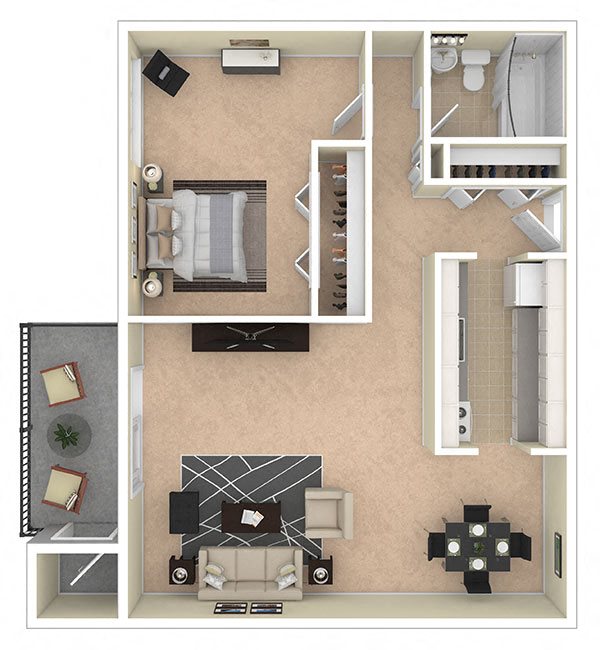 Laurel Village Apartments 1 Bedroom Laurel Village Apartments 1 Bedroom floor plan