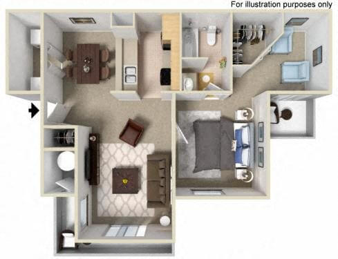 Floor Plans | Mesa Ridge Apartments | Albuquerque, NM