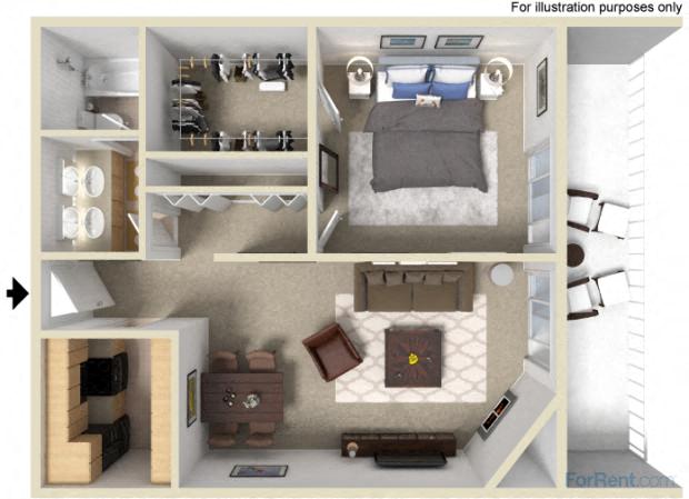 The Seville floor plan
