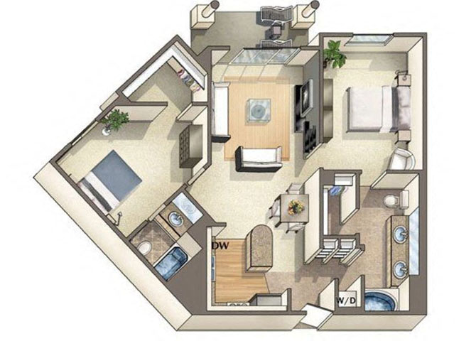 Suite A Floorplan