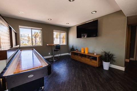 Resident Lounge with Shuffle Board Table