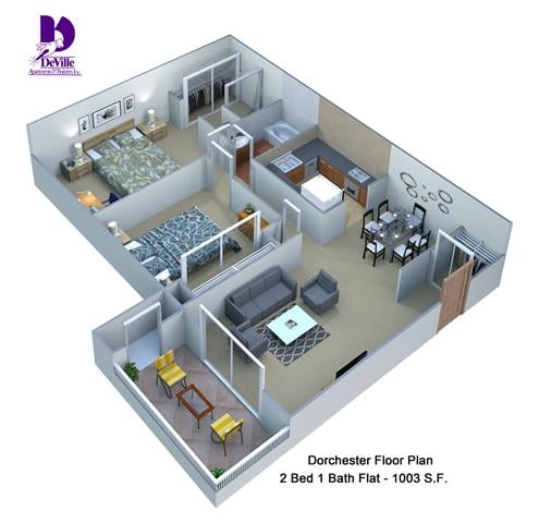 Suite A Floorplan