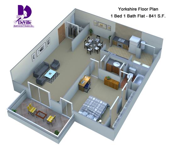 Suite A Floorplan