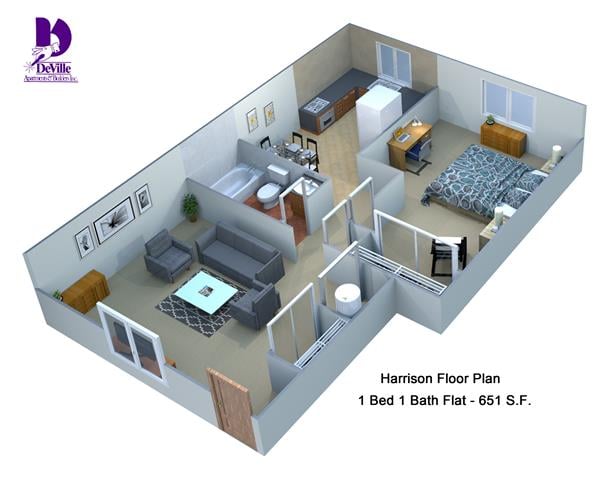 Suite A Floorplan