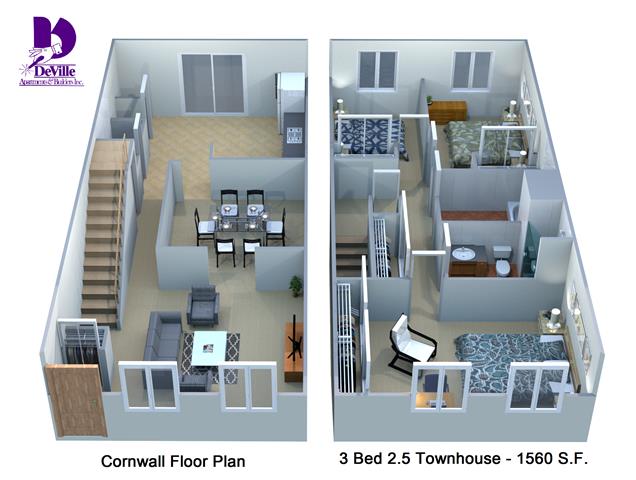 Suite A Floorplan