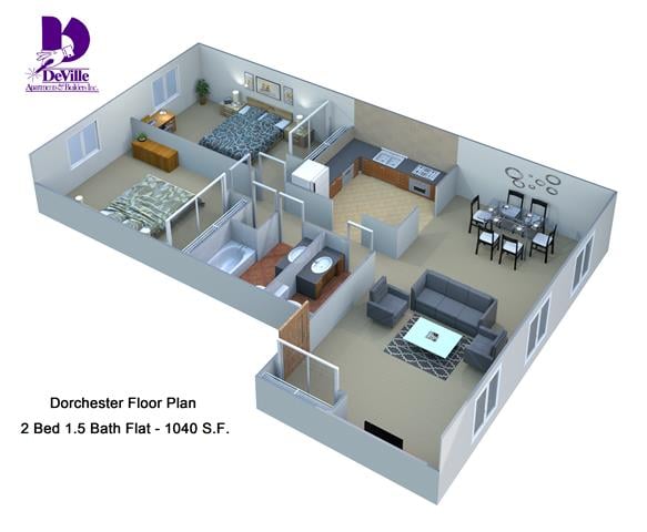 Suite A Floorplan