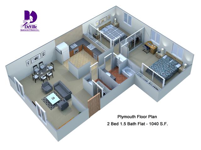 Suite A Floorplan