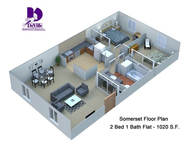 Suite A Floorplan