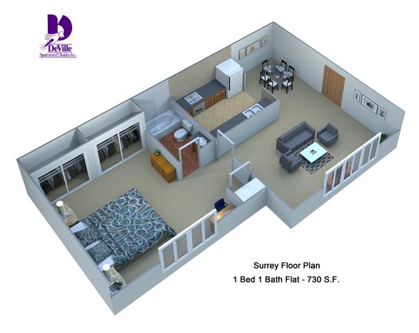Suite A Floorplan