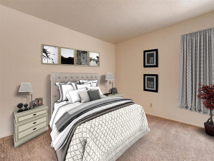 Furnished Bedroom Apartments for rent in Albuquerque NM l Villa La Charles