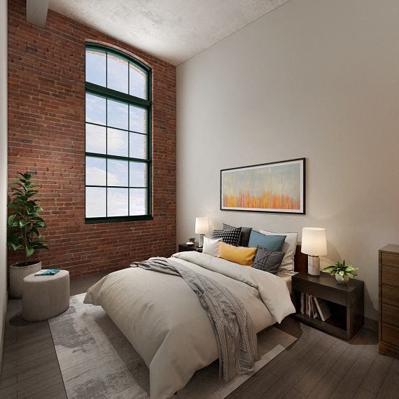 full view of bedroom