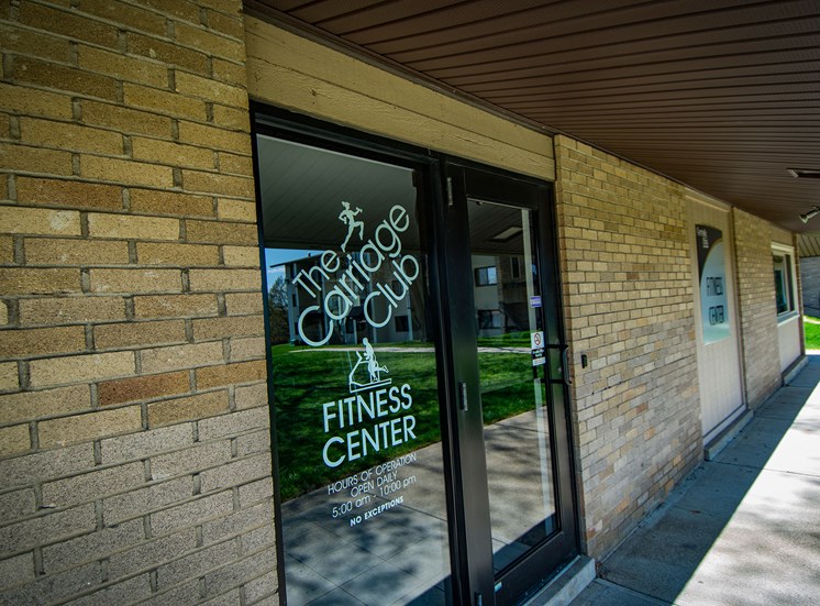 Carriage Park Apartments Fitness Center Entry