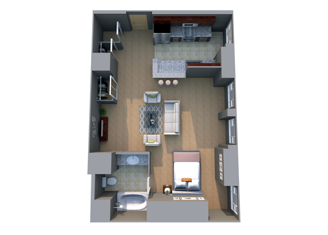 Suite A Floorplan