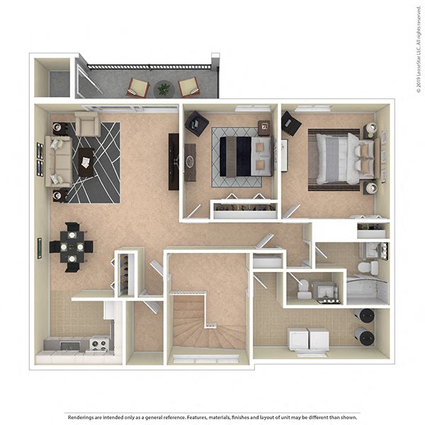 Maplewood Villas 2 Bed 2 Bath 1037 sq ft Maplewood Villas 2 Bed 2 Bath 1037 sq ft floor plan