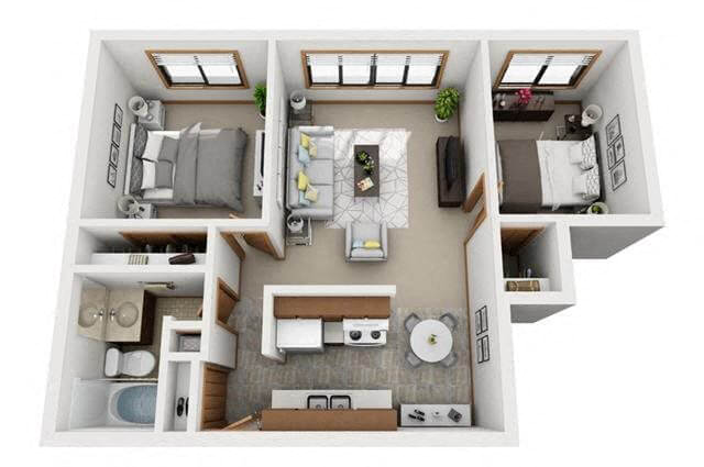 East Alpine A floor plan
