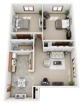 East Cedar C floor plan